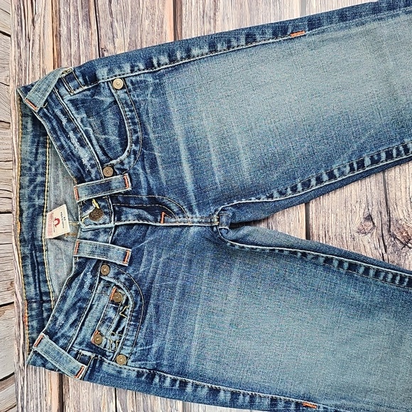 TRUE RELIGION WORLD TOUR KATE LOW-RISE SKINNY CROPPED JEANS - Picture 2 of 12